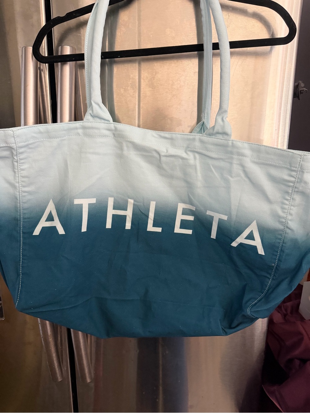 Athleta Teal Ombre Tote